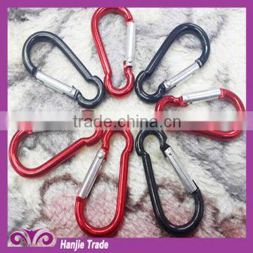 Wholesale metal key ring /climbing button carabiner HJ00807