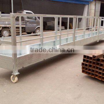 Aluminum alloy suspended platform / gondola / work platform export to Qatar