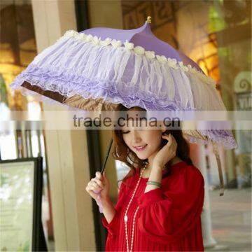 Yarn lace umbrella for gift/promotion/advertising