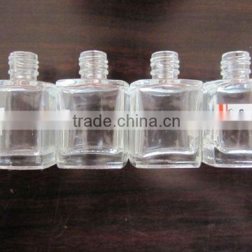 10ml custom made unique new suqare design glass nail polish bottles