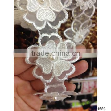 Best Quality Charming African Organza Lace With Sequins