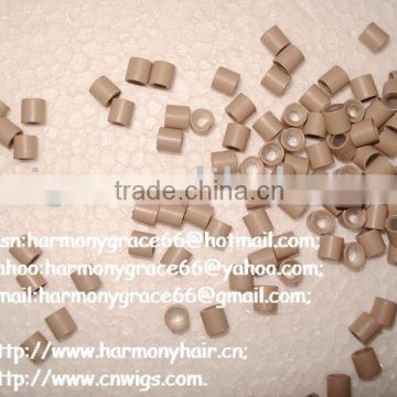 WHOLESALE hair extension copper ring with silicone