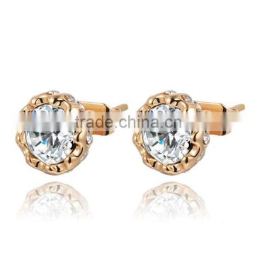 High quality Australian Crystal Earing Gold Lady Earring Wholesale Jewelry SWE0012