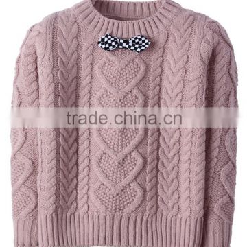 2015 New design knitted kids pulloover sweater