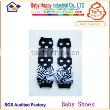 Attractive design breathable lovely girl baby leg warmers
