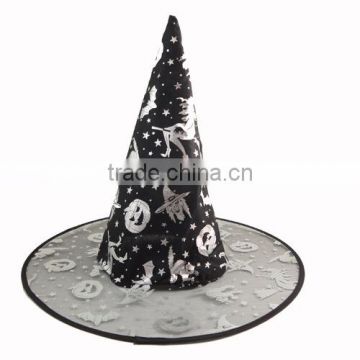 HC006 Halloween party witch gauze cap