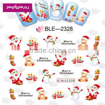 Top popular different picture for new Christmas nail art sticker