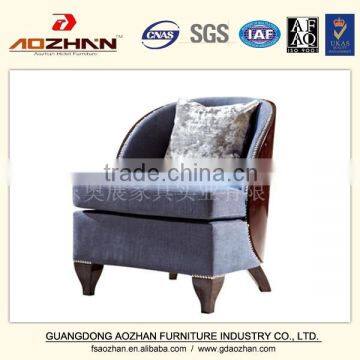 Hot Sale Upholstered Single Seater Fabric Sofa