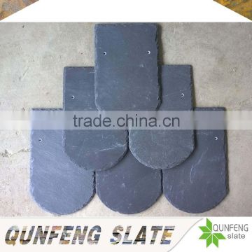 cheap natural jiangxi black slate stone coated roof tile
