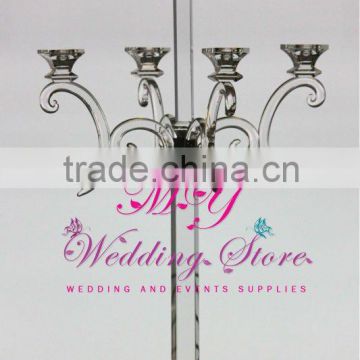 fancy wedding crystal candle holder