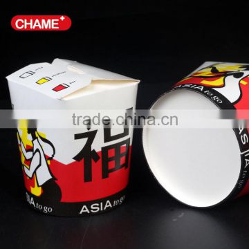 Customized cartoon food grade take away food box packing box for noodles