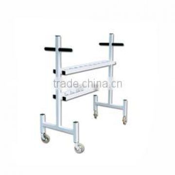 Royal portable track and field equipment shot put cart