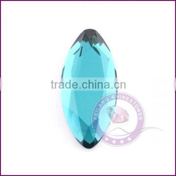 Feilang brand square shape big size resin crystal beads