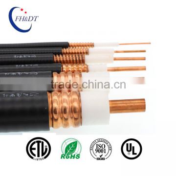 Hot Sale 50ohm helical corrugated copper tube coaxial feeder cable 1/2