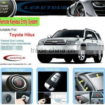 Start stop button keyless entry push button start for Toyota Hilux car alarm remote keyless starter
