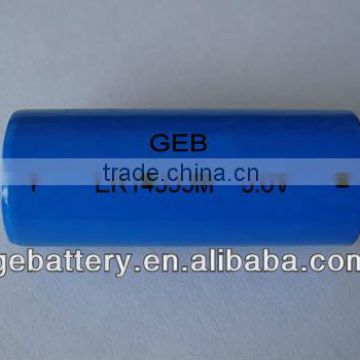 2/3aa lithium battery 3.6v 1600mah er14335m