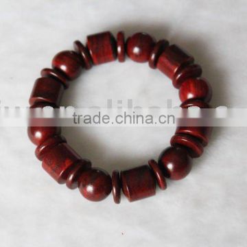 Artistic Red Sandalwood Beaded Bracelets 10mm