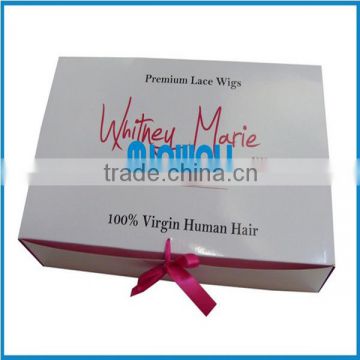2014 Custom hair extension boxes wholesale