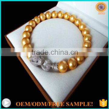 2016 popular 18mm shell pearl necklace