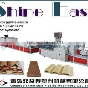 WPC machine / WPC decking production line / WPC flooring making machine
