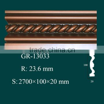 Facotry Price Home Interior Decorator Hand Carved PU Mouldings