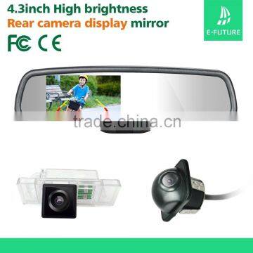 4.3inch car Rear View Mirror monitor with high brightness