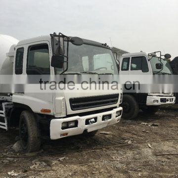 Japan isuzu truck, used concrete mixer 9m3 (selling cheap in good condition)