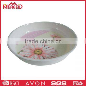 High quality unbreakable deep serving dishes plates