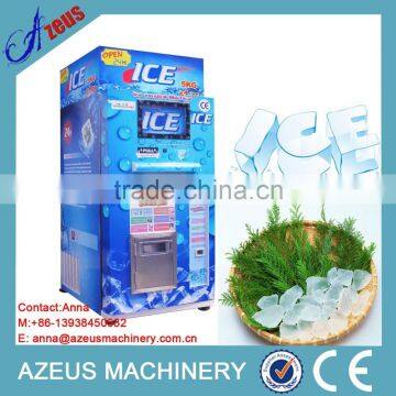 Fresh ice vendor with coin and bill operated system/ice vending machine