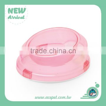 864-A Plastic Crystal Clear Pet Bowl Dog Cat Bowl