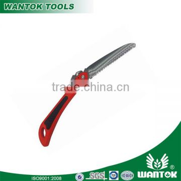 Folding saw prunging saw with plastic handle