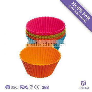 HF-181 Common yellow color silicone cake mould