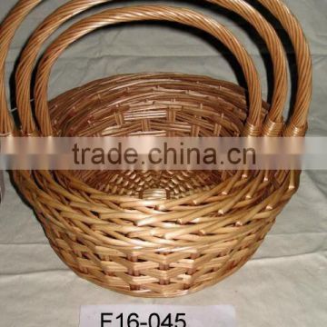 Decorative willow basket