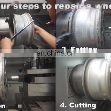 New Controller Alloy Wheel Polishing and Straightening CNC Machine for Alloy Wheels AWR2840