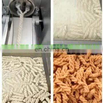 chinese fried snack machine doughnut making machine double twist candy wrapping machinedough twist machine