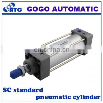 SC series Standard long stroke pneumatic cylinder , pneumatic cylinder 32mm 50mm