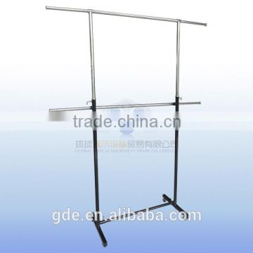 wholesale metal collapsible single bar clothes rack