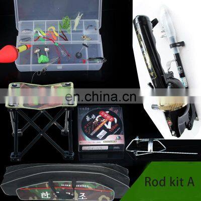 Automatic Fishing Rod Reel Combo Kit Carbon Fiber Folding Telescopic Fishing Pole Reel Set Carp Fishing Tackle Tools