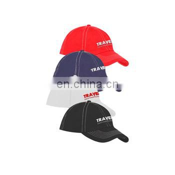 6 Panel Unconstructed Retro Fitted Promotional Logo Printed Custom Baseball Cap