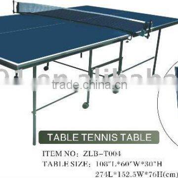 Standard international pingpong table with eight wheels