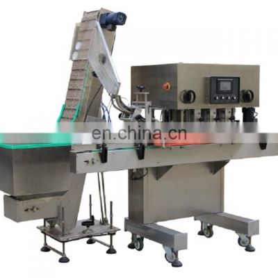High Speed Easy Operate Spindle Screwing Automatic Glass Bottle Capping Machine