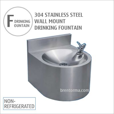 WDF25 Stainless Steel Wall Mount Drinking Fountain