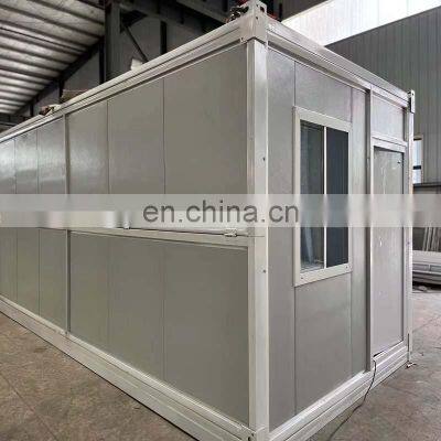 Prefabricated customized luxury fabricated living portable folding prefabricated foldable container house