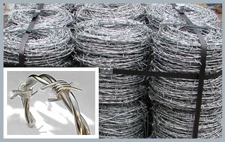 Electronic Galvanized Barbed Iron Wire For Building Construction