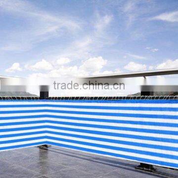 Balcony Fence Shield Rail Protection Privacy Screen - Blue & White