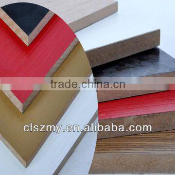 E1/E2 Melamine MDF board for furniture/decoration