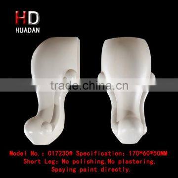 European Style Furniture Plastic Short Leg 017230# Furniture Leg