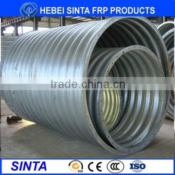 big galvanized steel pipe corrugated