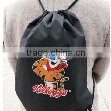 Good Quality Black Color Drawstring Bag for Sale