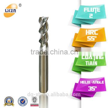 Dongguan Liken 2/3F carbide Aluminum milling cutter, tungsten milling cutter for aluminum, concave milling cutter